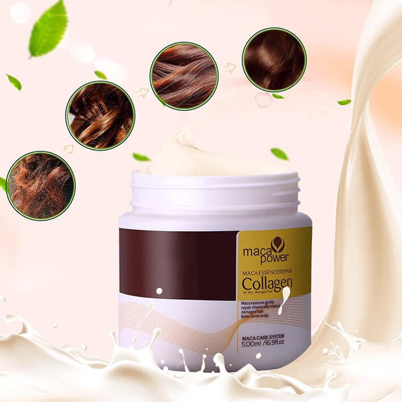 Collagen Hair Mask - Fresh Hair Care to Stop Frizz and Dry Hair