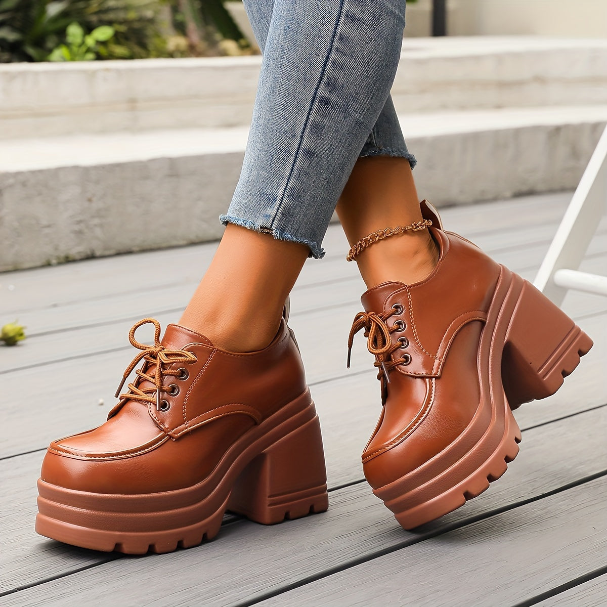 Comfortable Chunky Platform Shoes