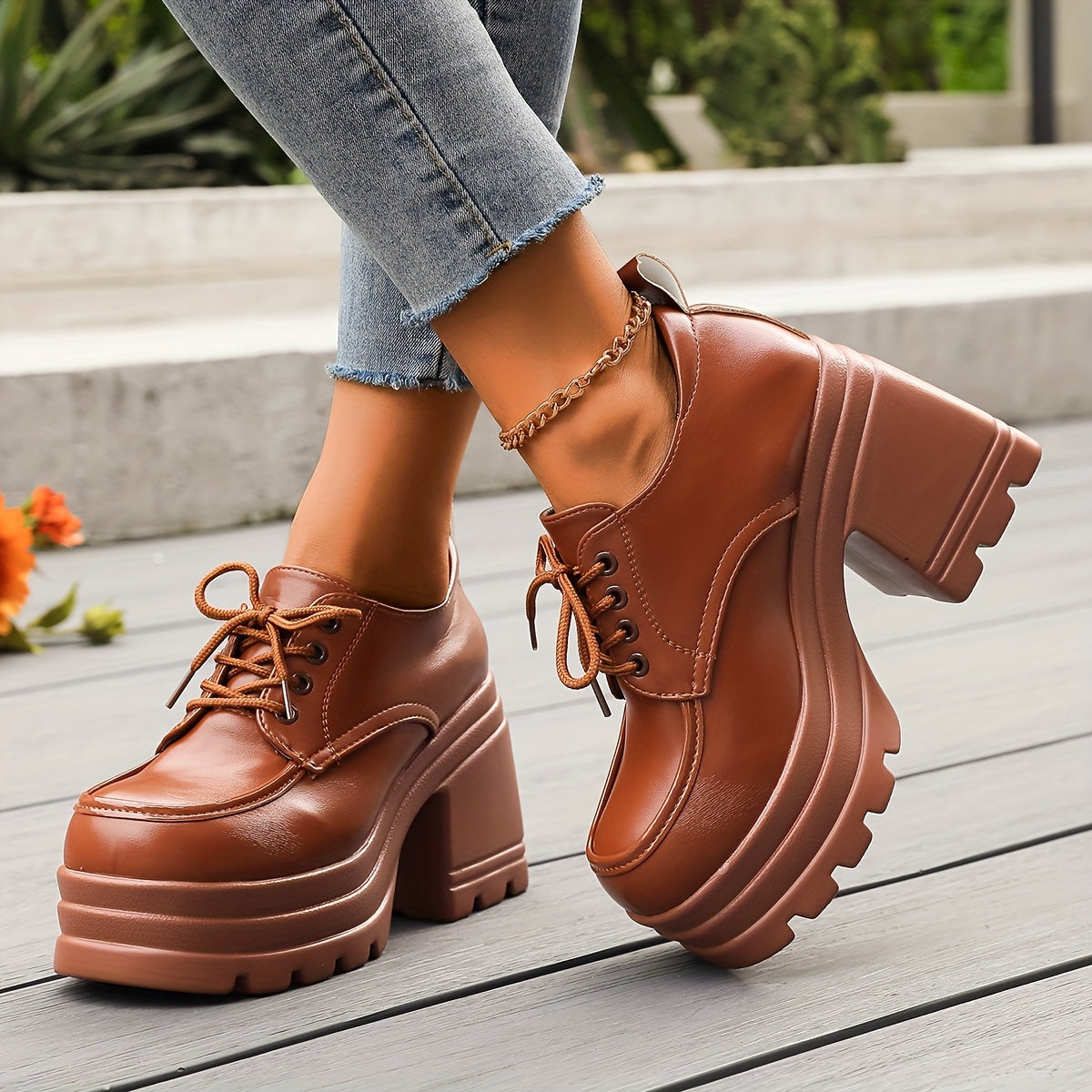 Comfortable Chunky Platform Shoes