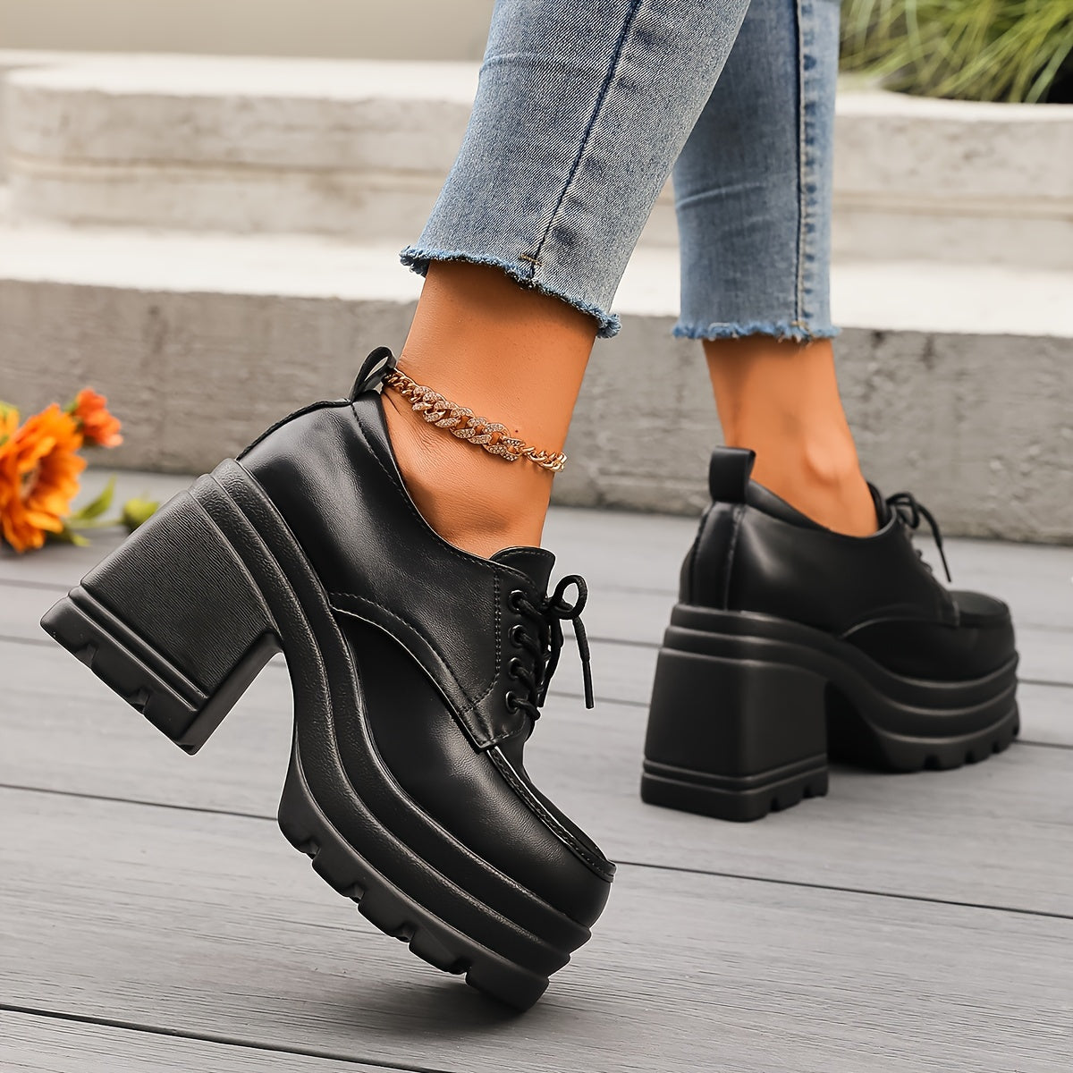 Comfortable Chunky Platform Shoes