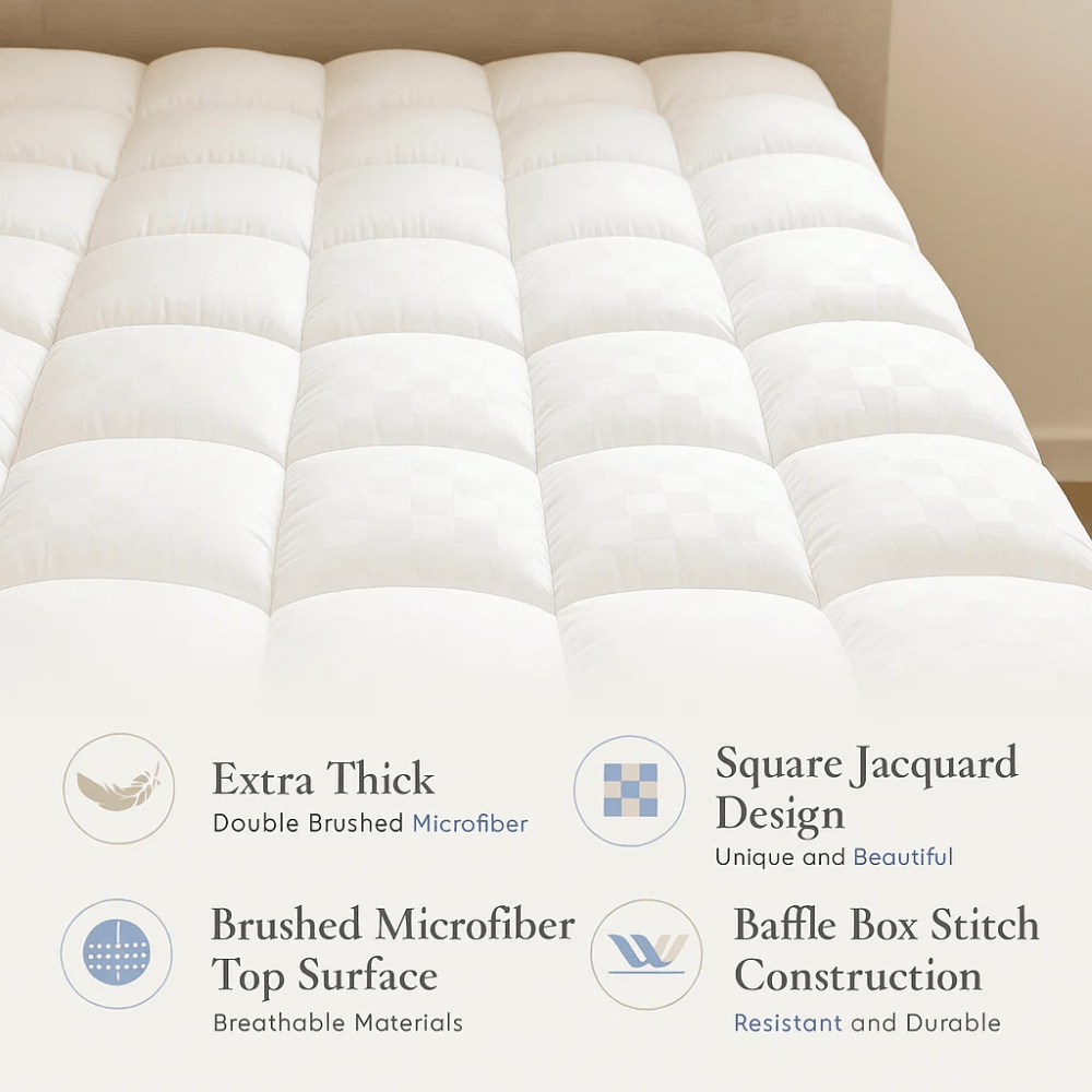 Comfortable Cooling Mattress Topper