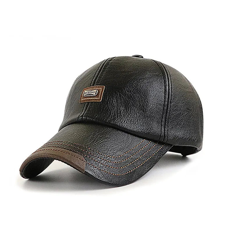 Comfortable Leather Cap