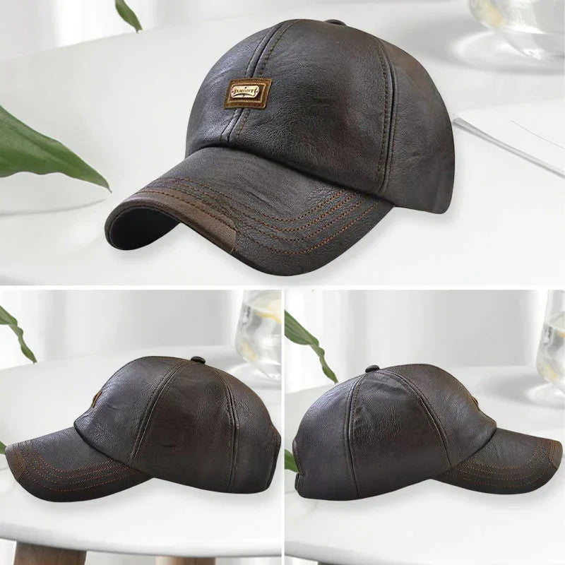 Comfortable Leather Cap