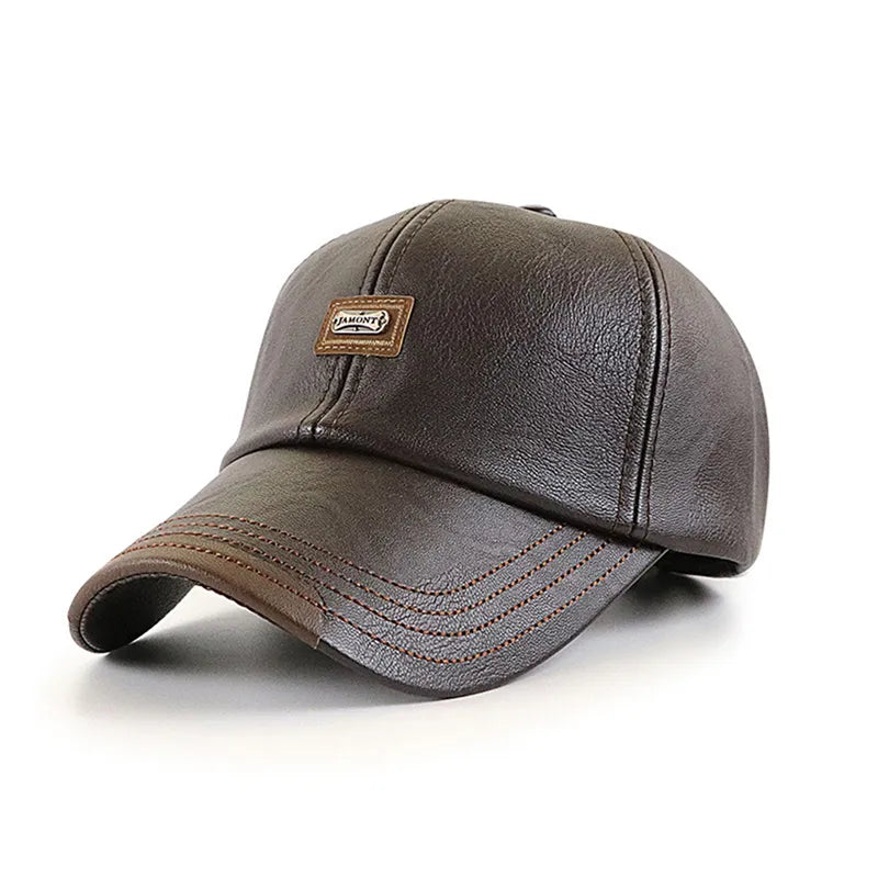 Comfortable Leather Cap