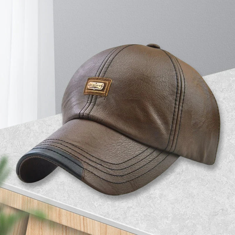 Comfortable Leather Cap