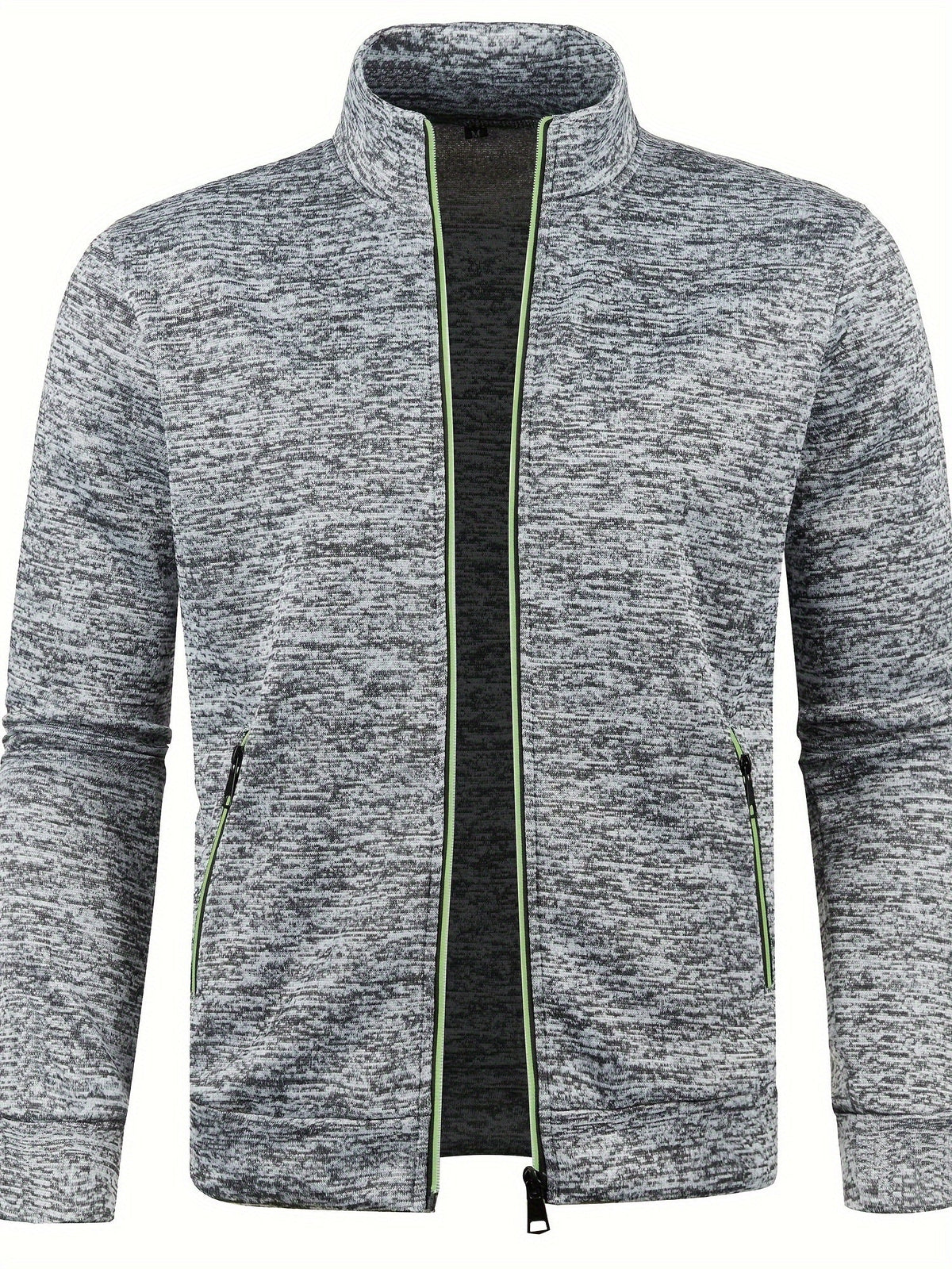 Comfortable Men's Zip-Up Cardigan