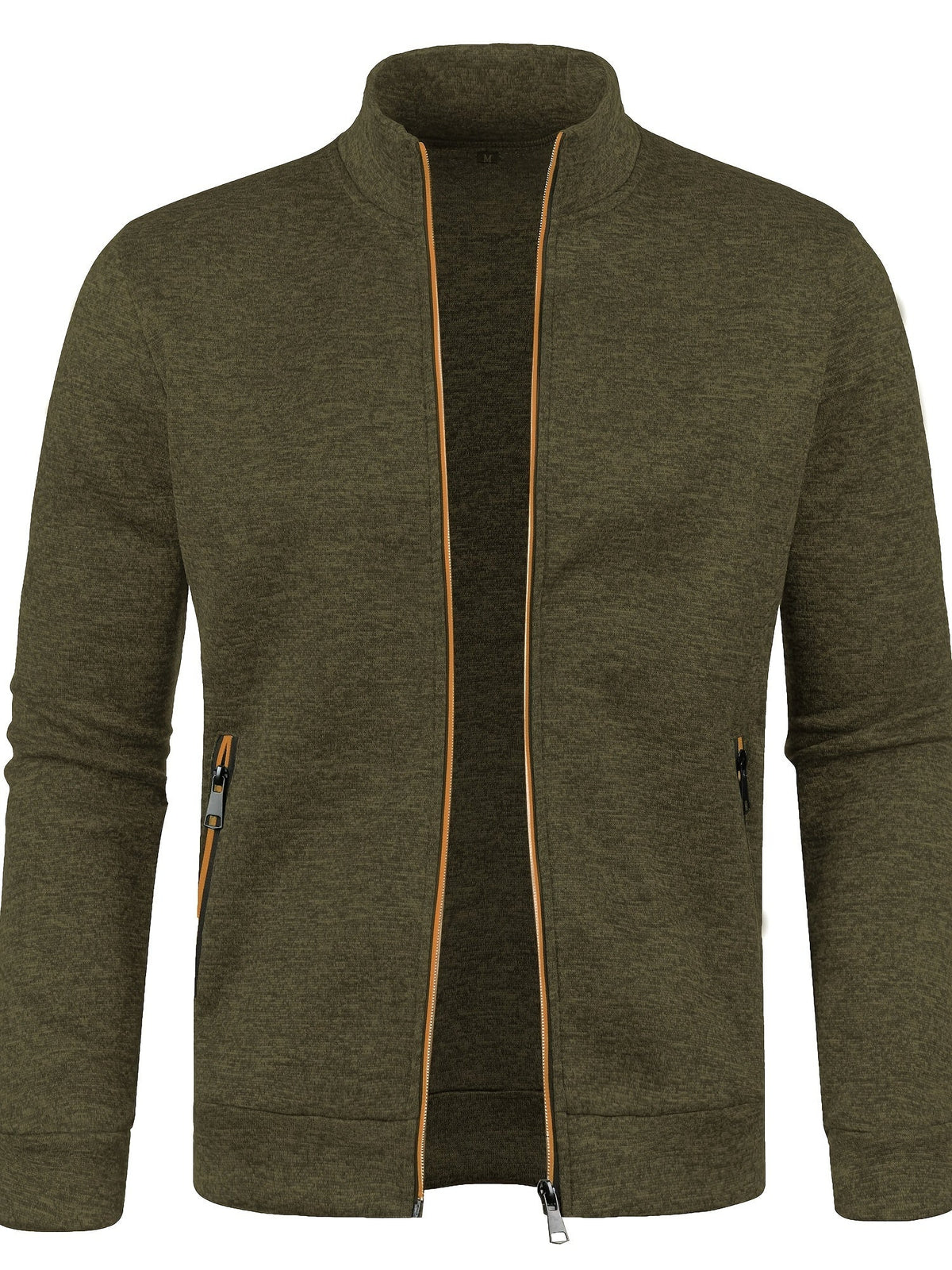 Comfortable Men's Zip-Up Cardigan