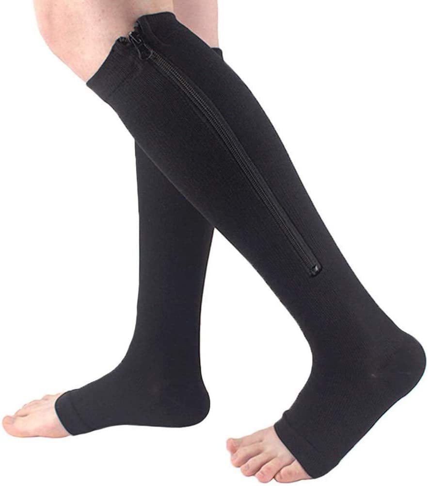 Comfortable Zippered Compression Socks