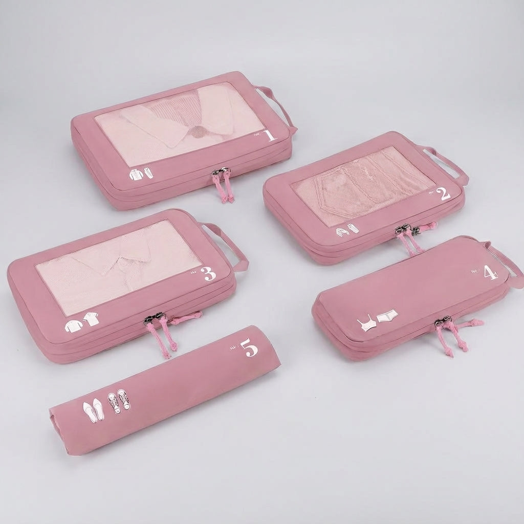 Compact Compression Packing Cube Set – Keep Your Suitcase Organized