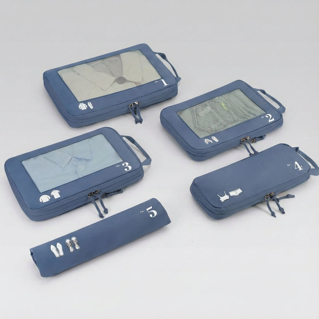 Compact Compression Packing Cube Set – Keep Your Suitcase Organized