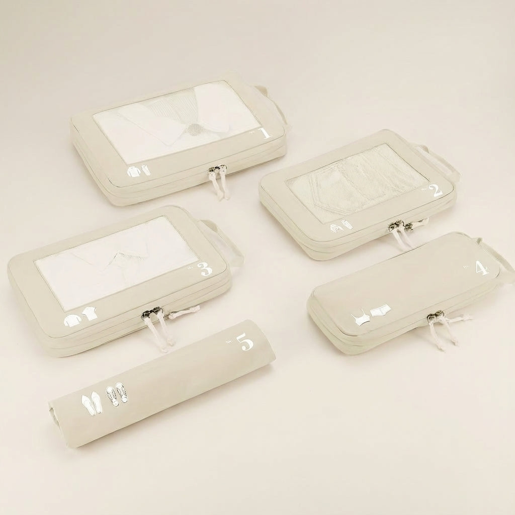 Compact Compression Packing Cube Set – Keep Your Suitcase Organized