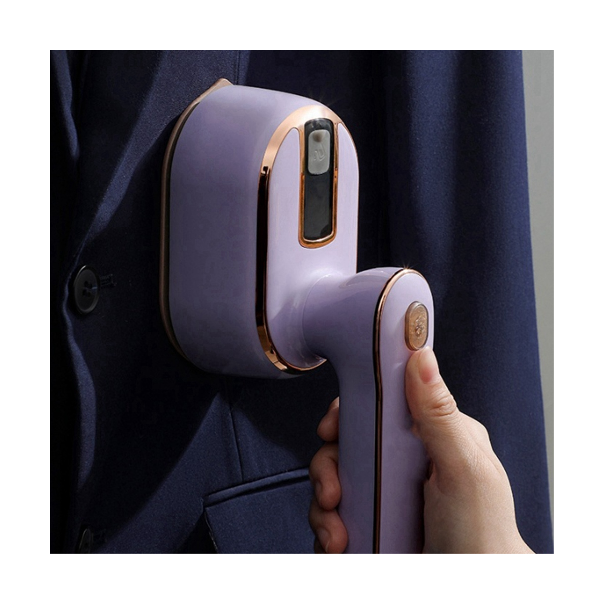 Compact Handheld Garment Steam Iron for Fast Wrinkle Removal