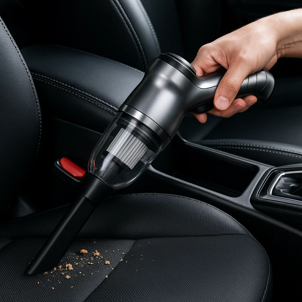 Compact Portable Cordless Car Vacuum Cleaner