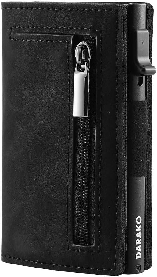 Compact RFID-Blocking Wallet with Quick Card Access