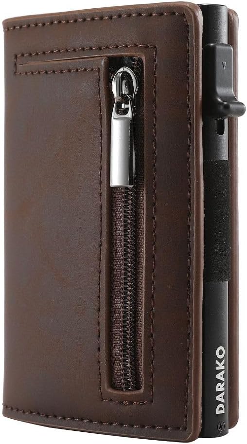 Compact RFID-Blocking Wallet with Quick Card Access