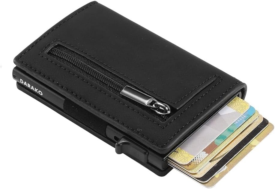Compact RFID-Blocking Wallet with Quick Card Access