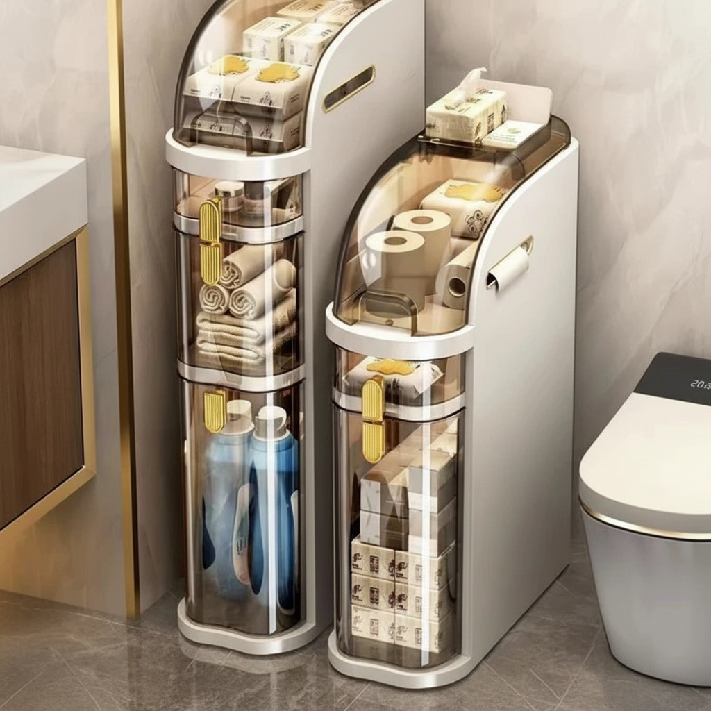 Compact Storage Unit with Wheels