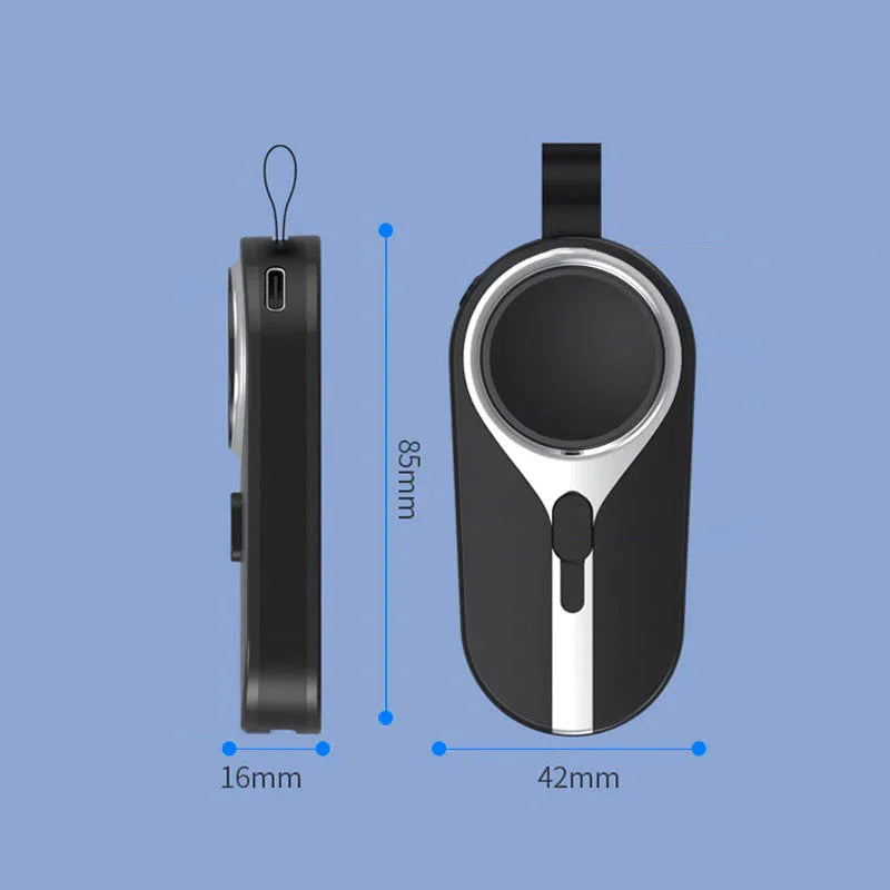 Compact Wireless Charging Clip - Convenient & Portable Power Supply
