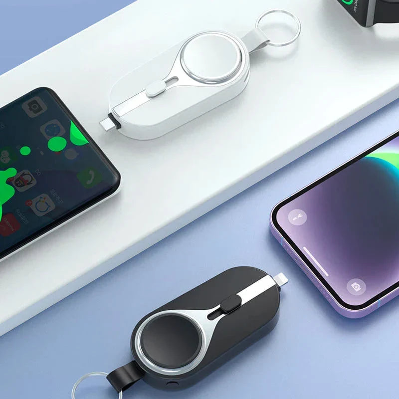 Compact Wireless Charging Clip - Convenient & Portable Power Supply