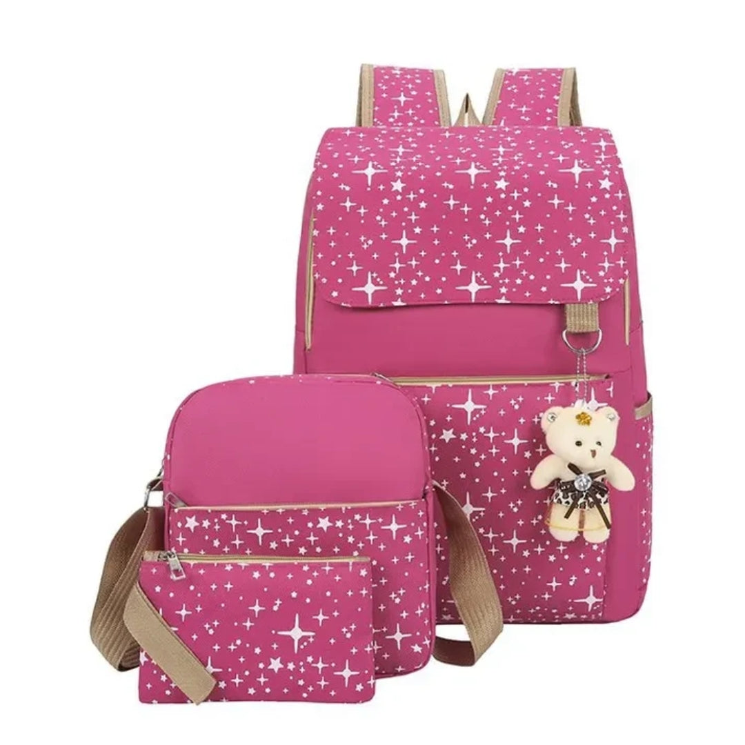 Complete 3-Piece School Bag Set