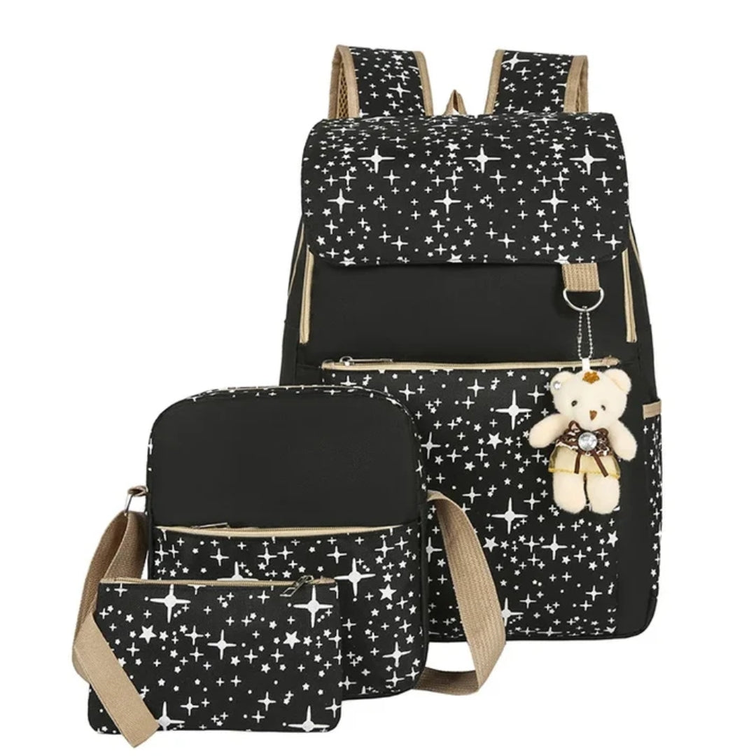 Complete 3-Piece School Bag Set
