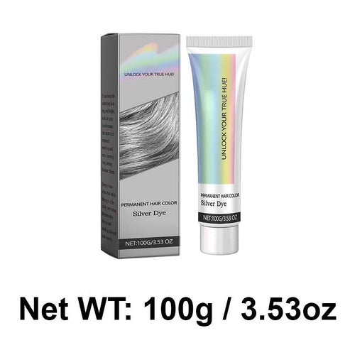 Cool Silver-Grey and Ash Grey Hair Dye