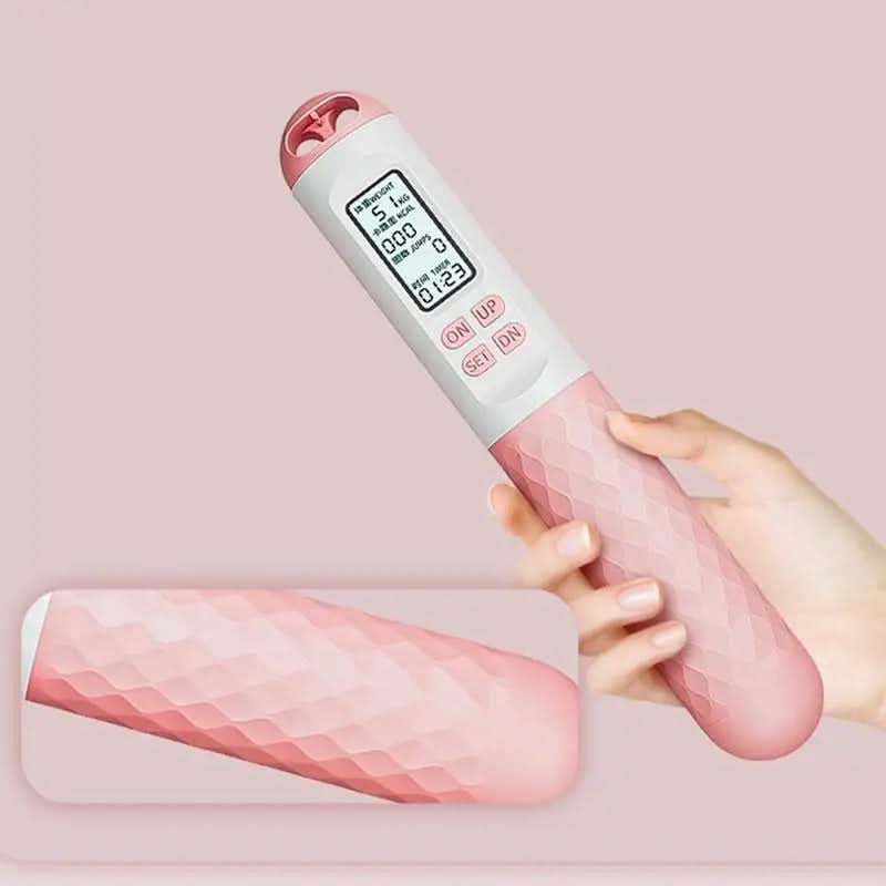 Cordless Digital Skipping Rope with Weighted Handles