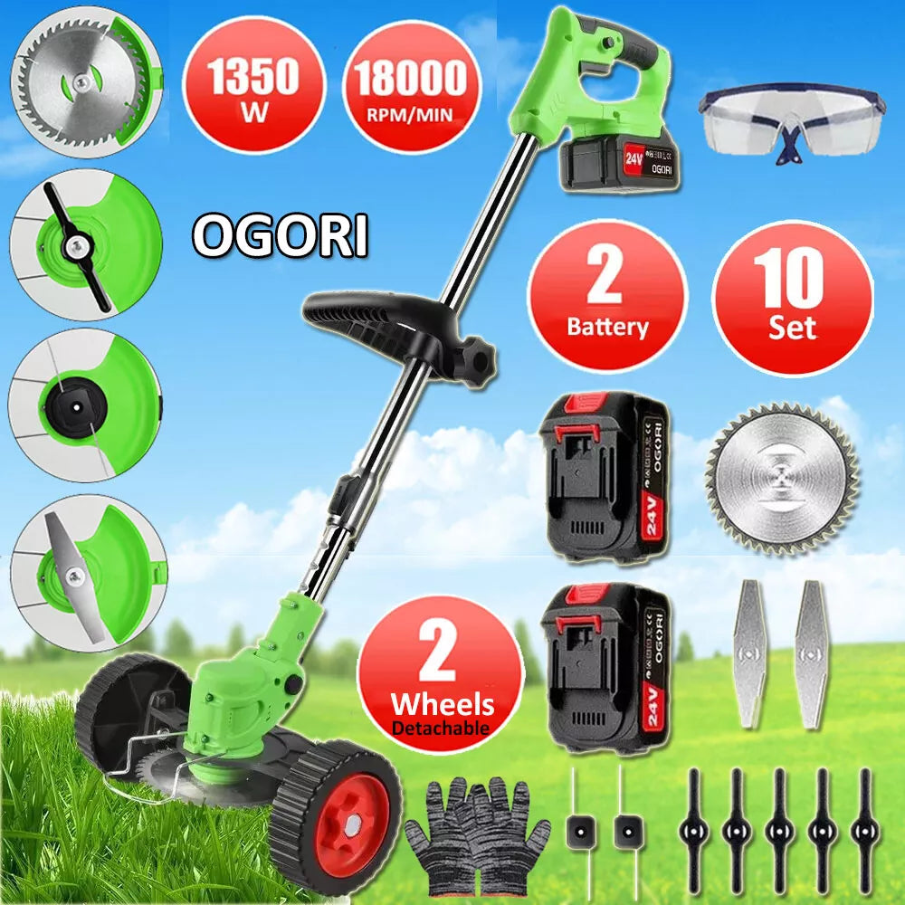 Cordless Grass Trimmer for Garden Maintenance