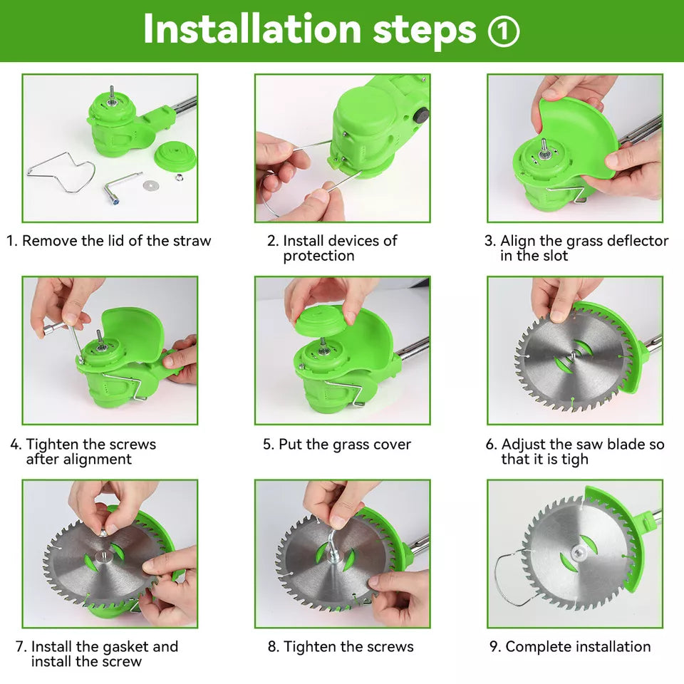 Cordless Grass Trimmer for Garden Maintenance