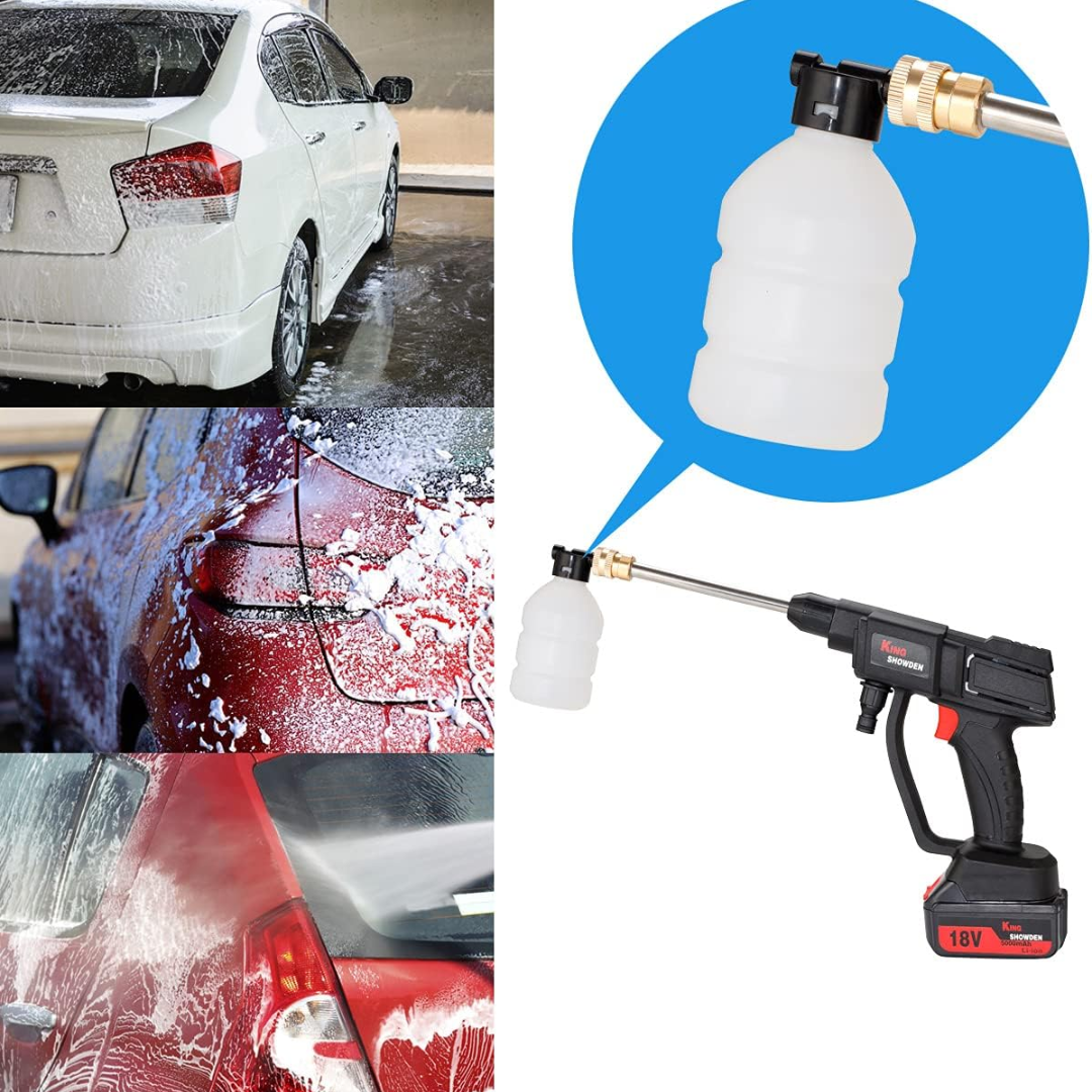 Cordless High-Pressure Cleaner with 2 Batteries