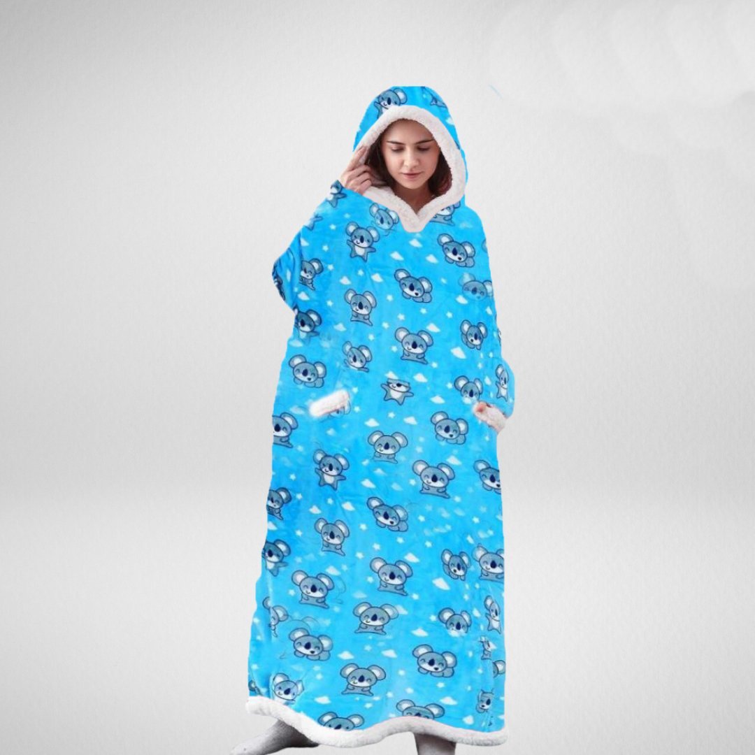 Cozy Hooded Blanket for Warm Nights