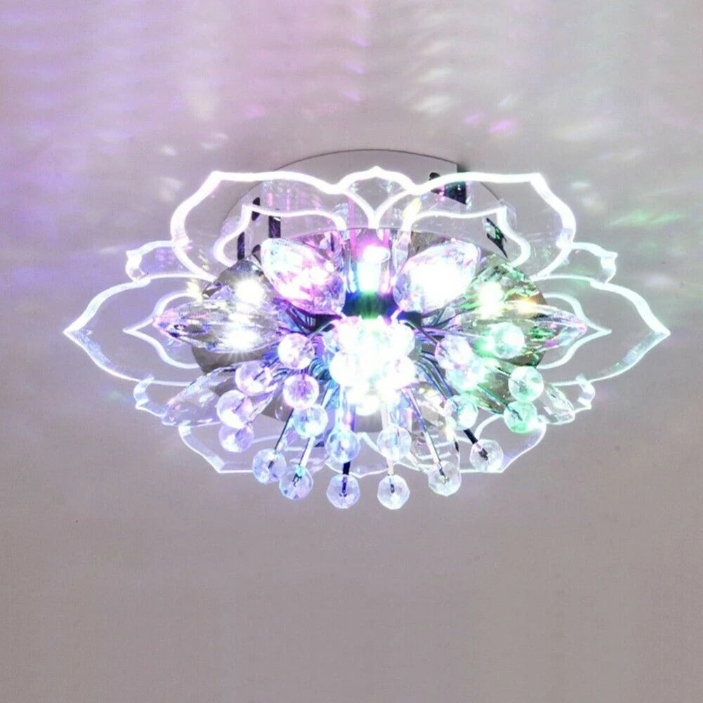 Crystal Lamp to Brighten Your Interior