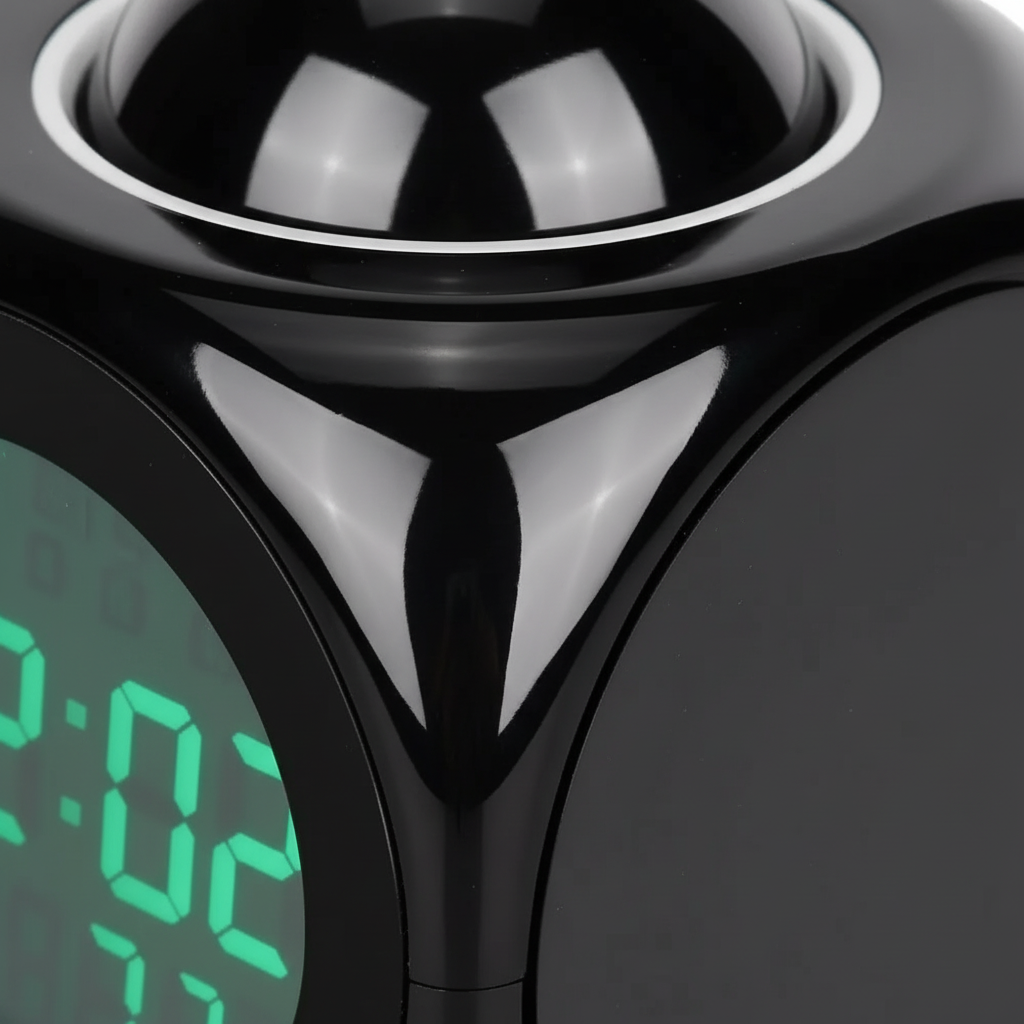 Cube Digital Projection Alarm Clock