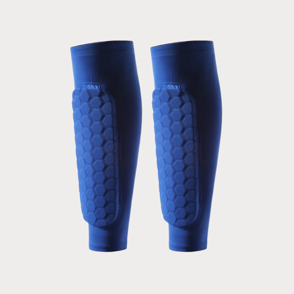 Cushioned Shin Sleeves with Integrated Shockproof Padding & Compression Fit