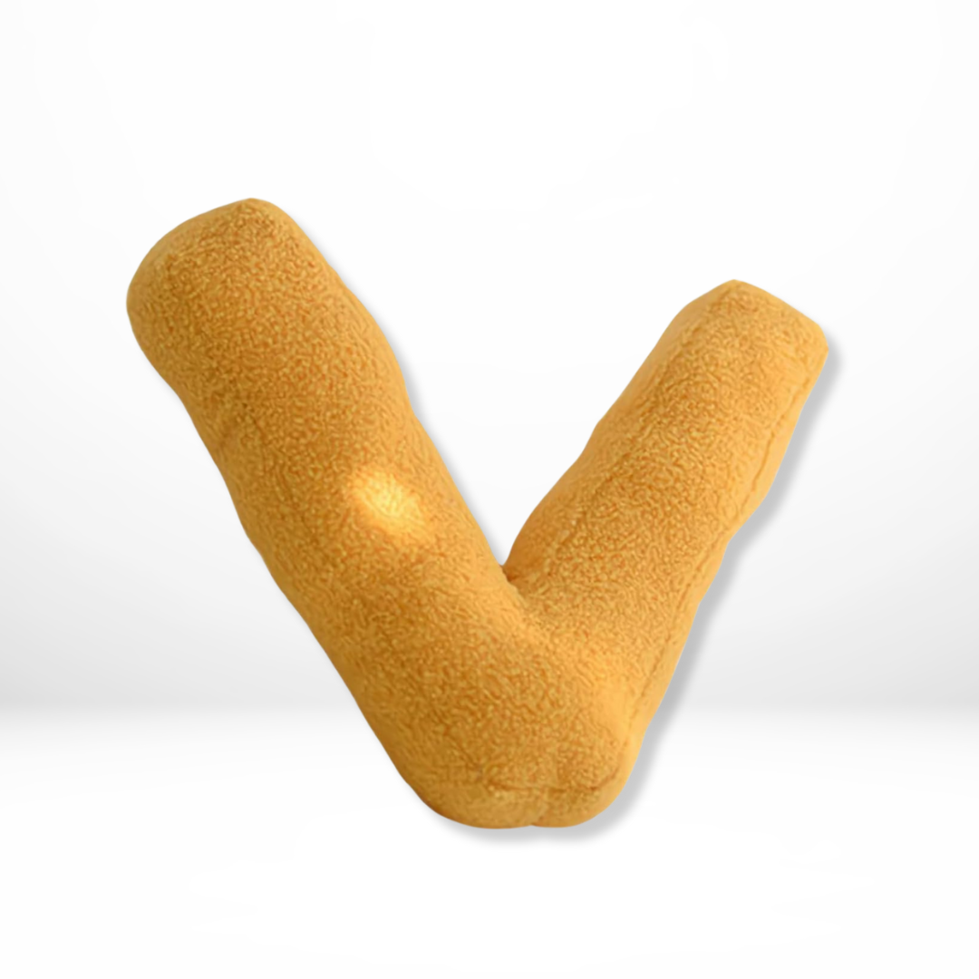 Decorative Alphabet Letter Throw Pillow