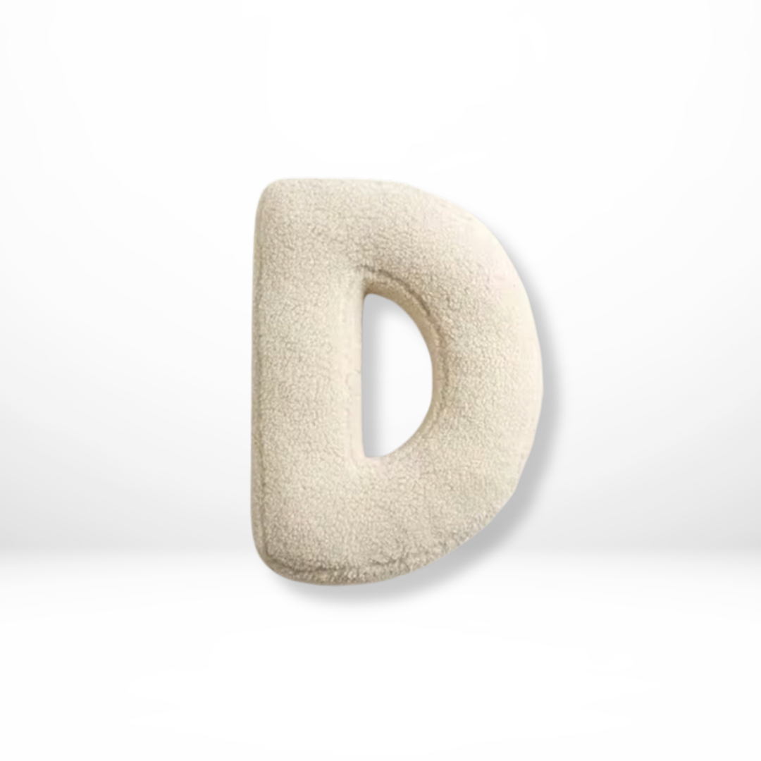Decorative Alphabet Letter Throw Pillow