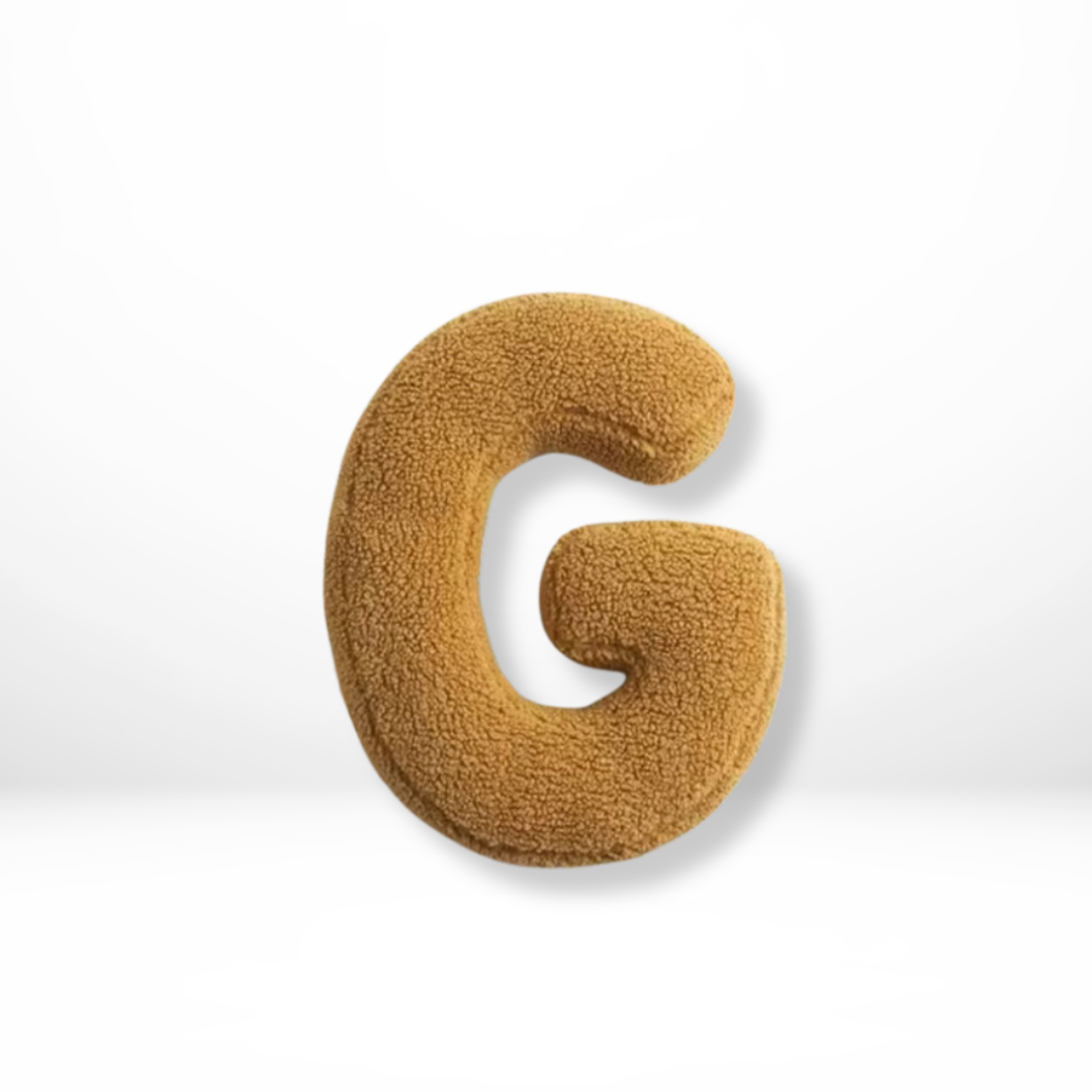 Decorative Alphabet Letter Throw Pillow