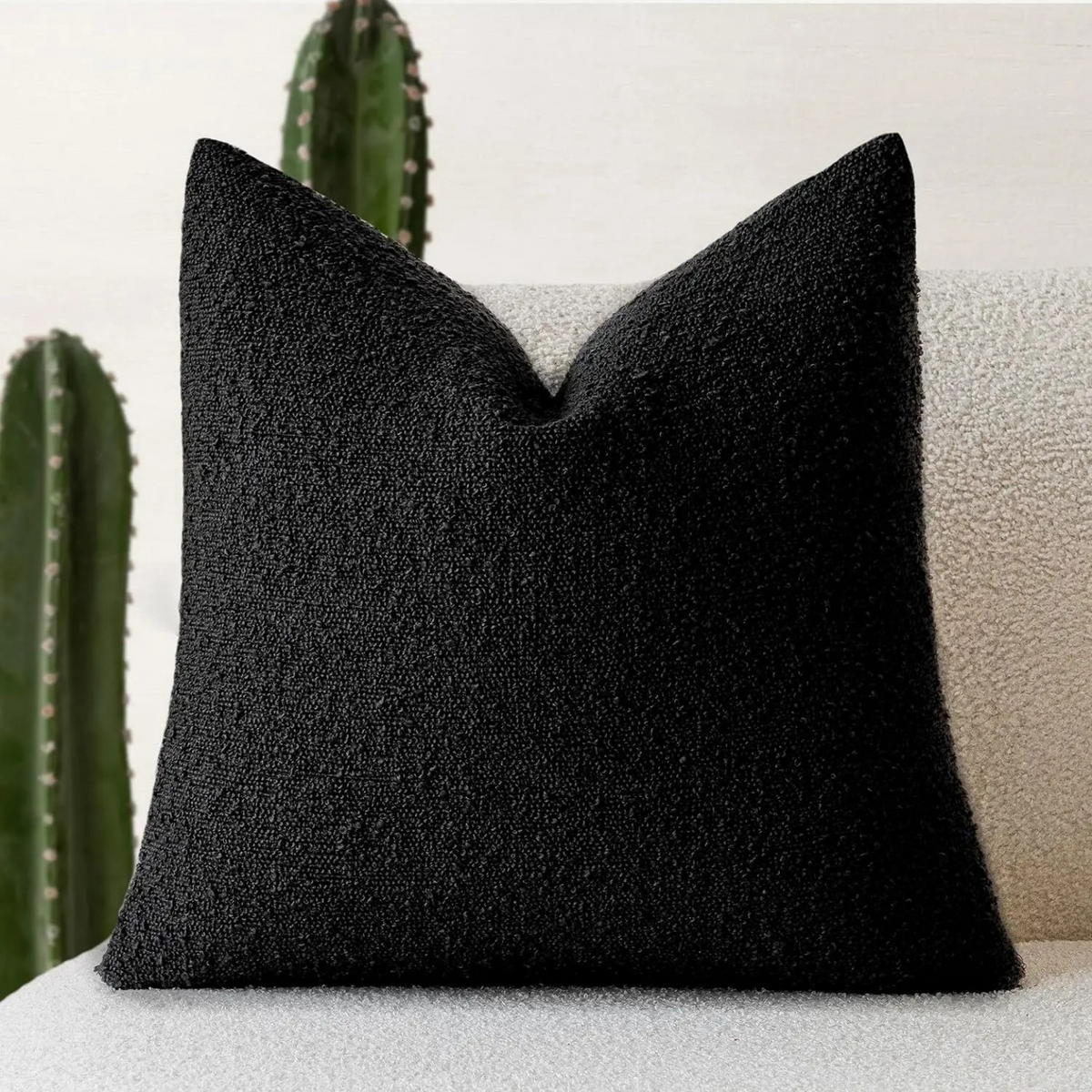 Decorative Bouclé Cushion Cover