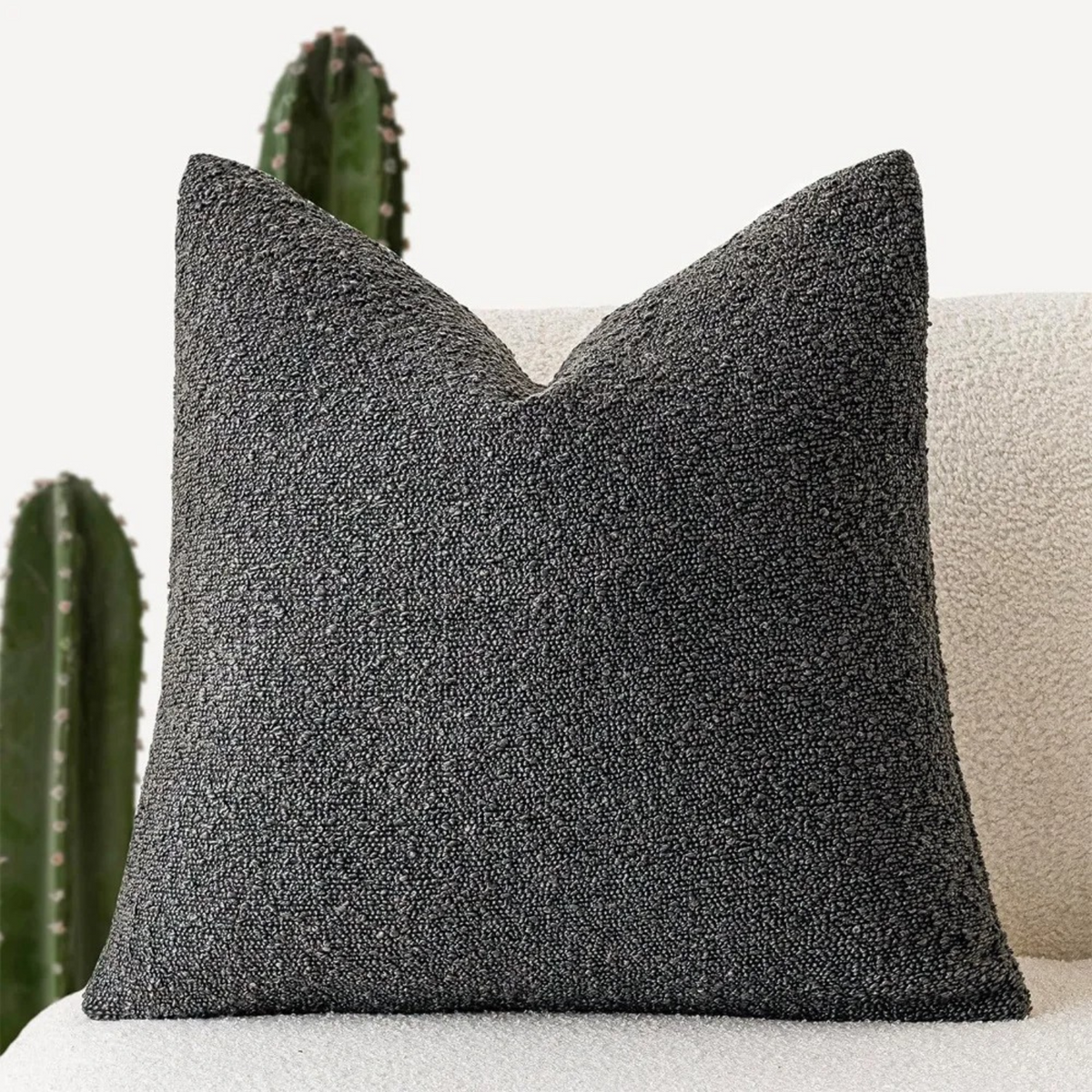 Decorative Bouclé Cushion Cover