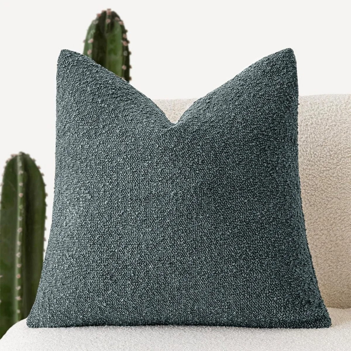 Decorative Bouclé Cushion Cover
