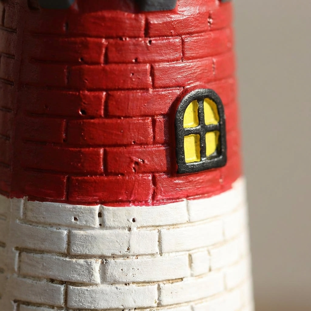 Decorative Solar-Powered Lighthouse