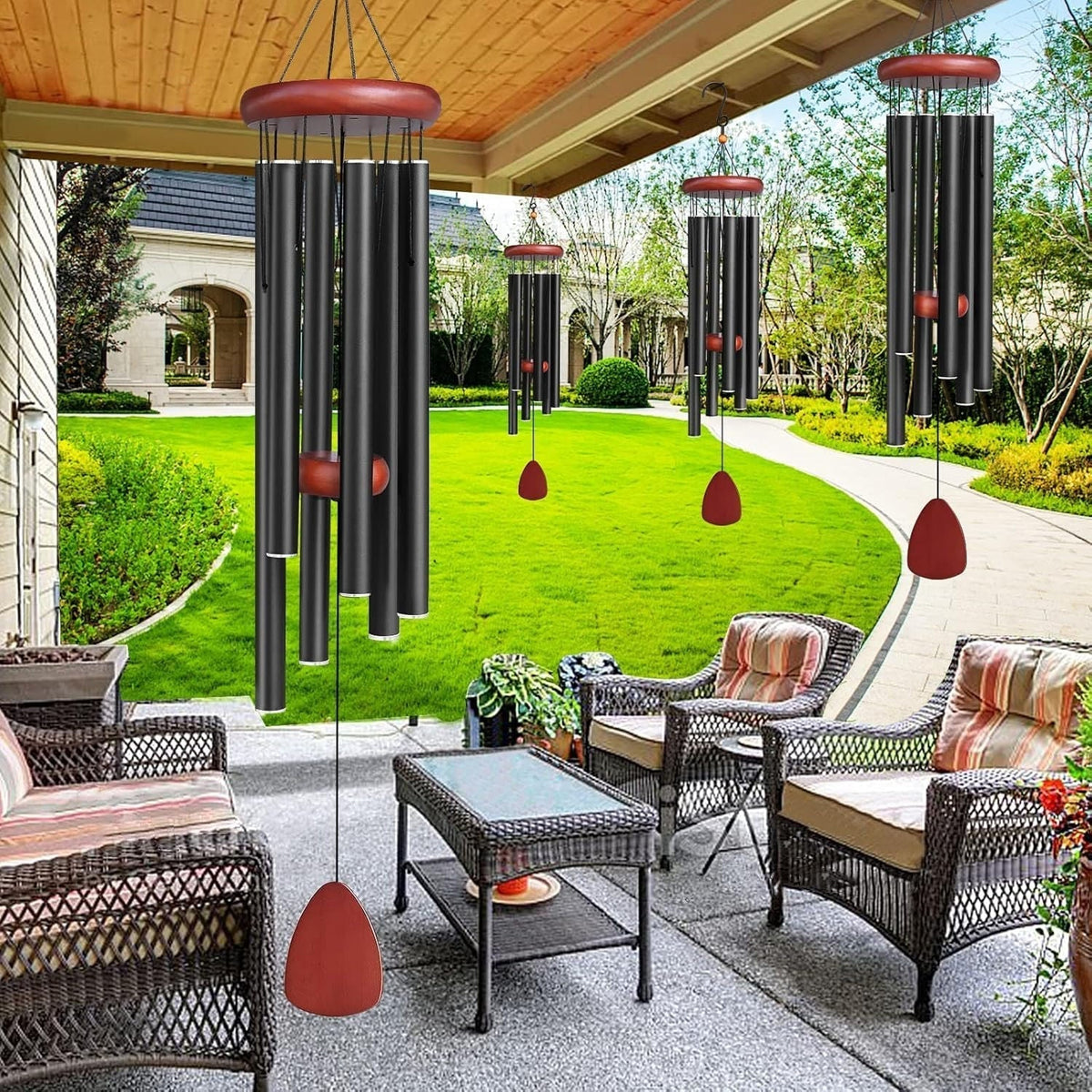 Deep Tone Aluminum Wind Chime for Relaxation