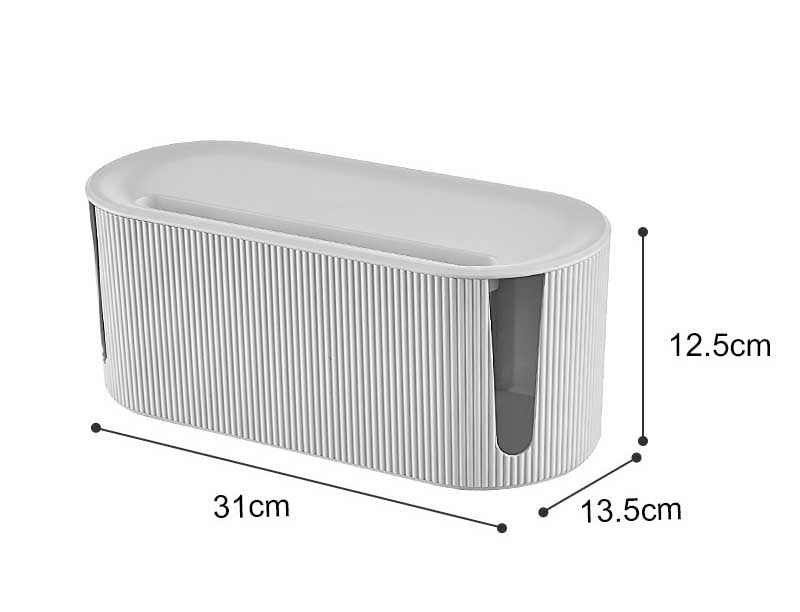 Designer Storage Box | Organizer for Cords, Adapters and Power Strips