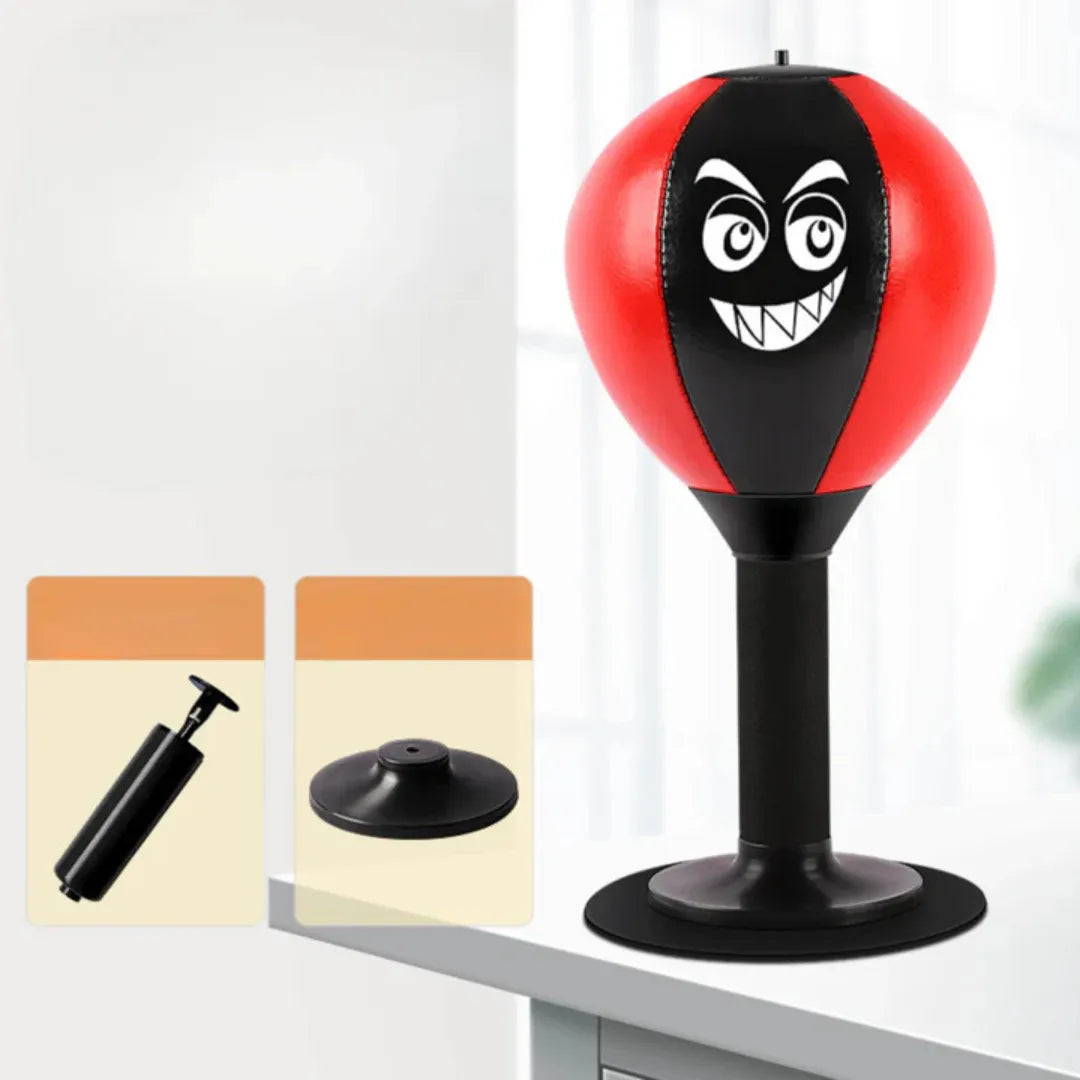 Desktop Punching Bag - Standing Training Ball with Suction Cup
