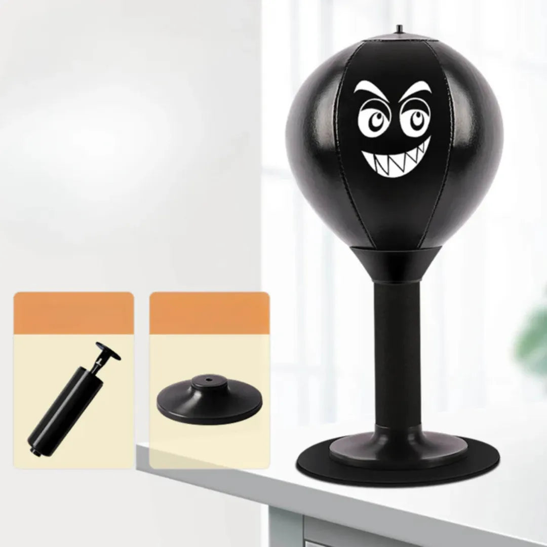 Desktop Punching Bag - Standing Training Ball with Suction Cup