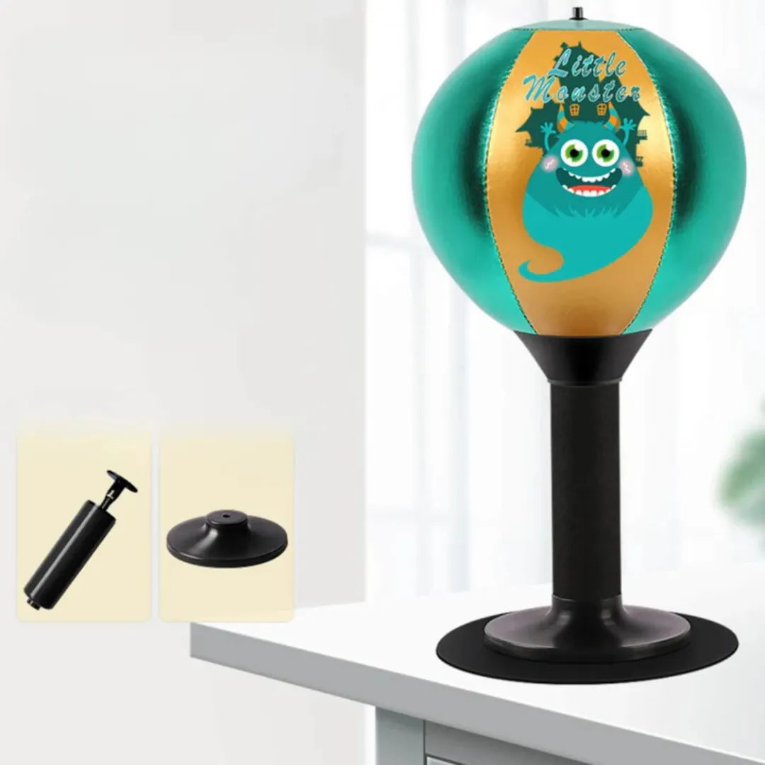 Desktop Punching Bag - Standing Training Ball with Suction Cup