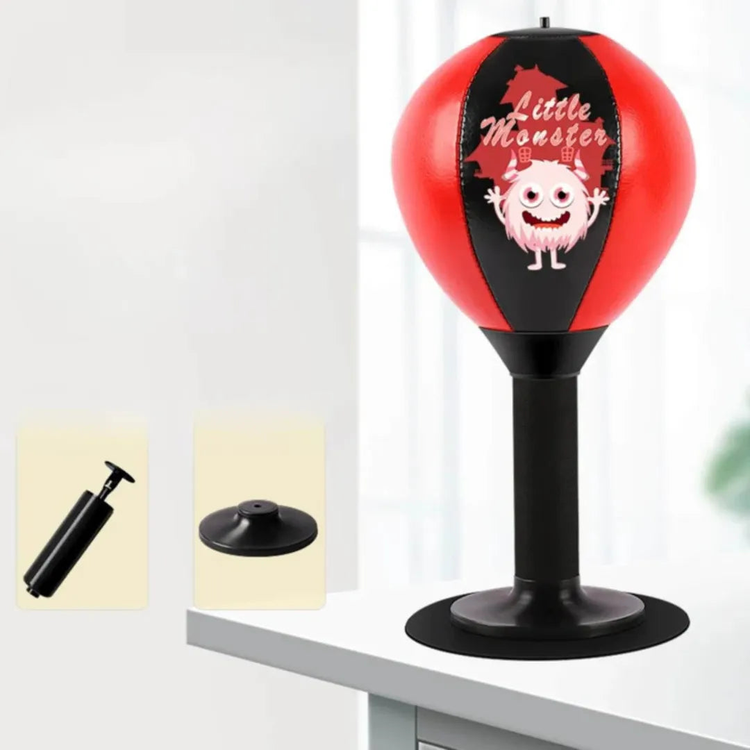 Desktop Punching Bag - Standing Training Ball with Suction Cup