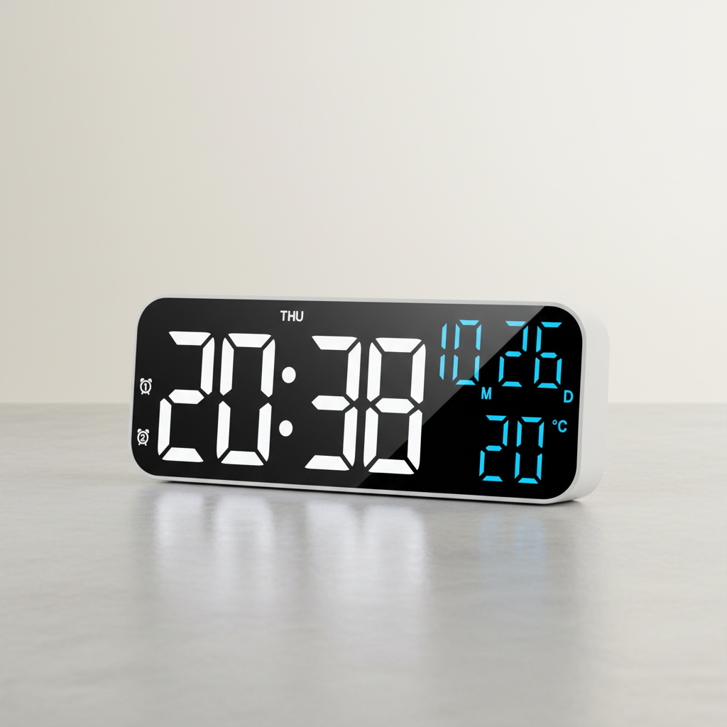 Digital LED Tabletop Clock