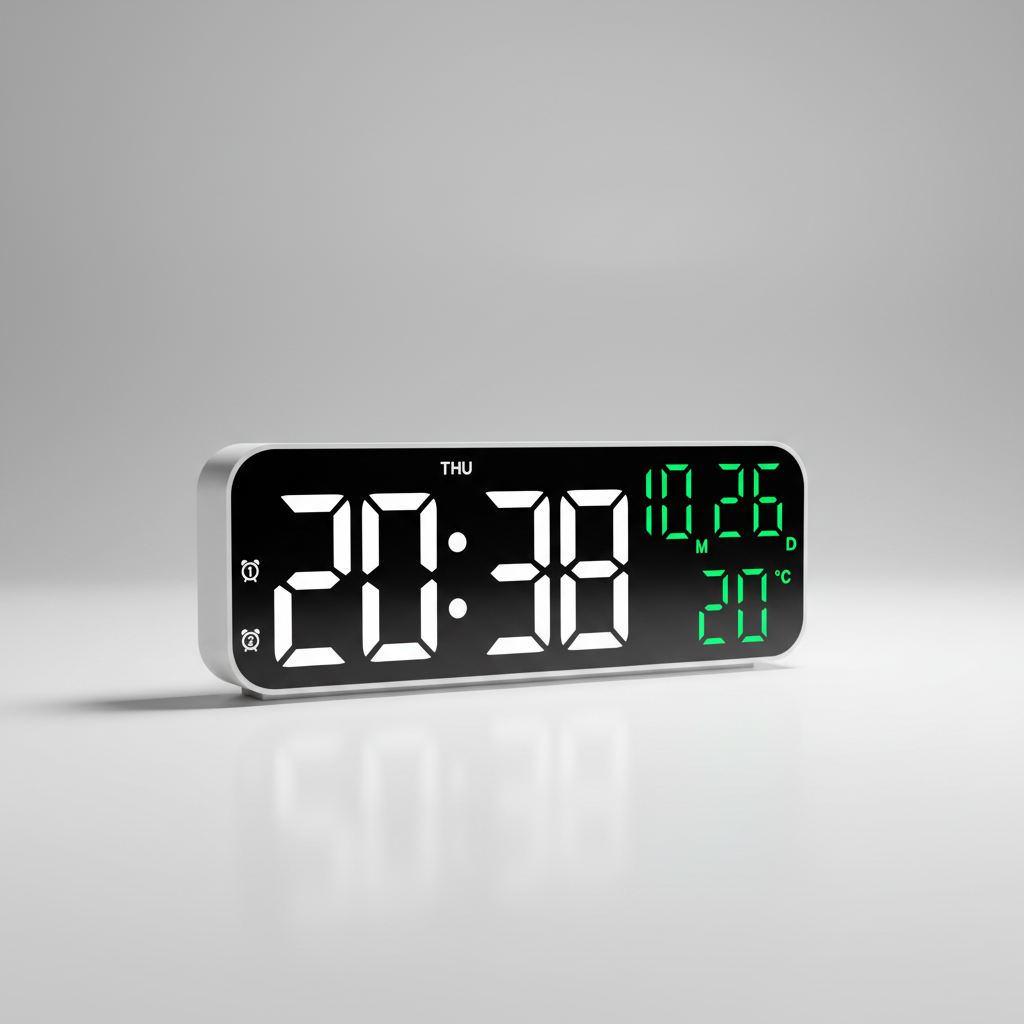 Digital LED Tabletop Clock