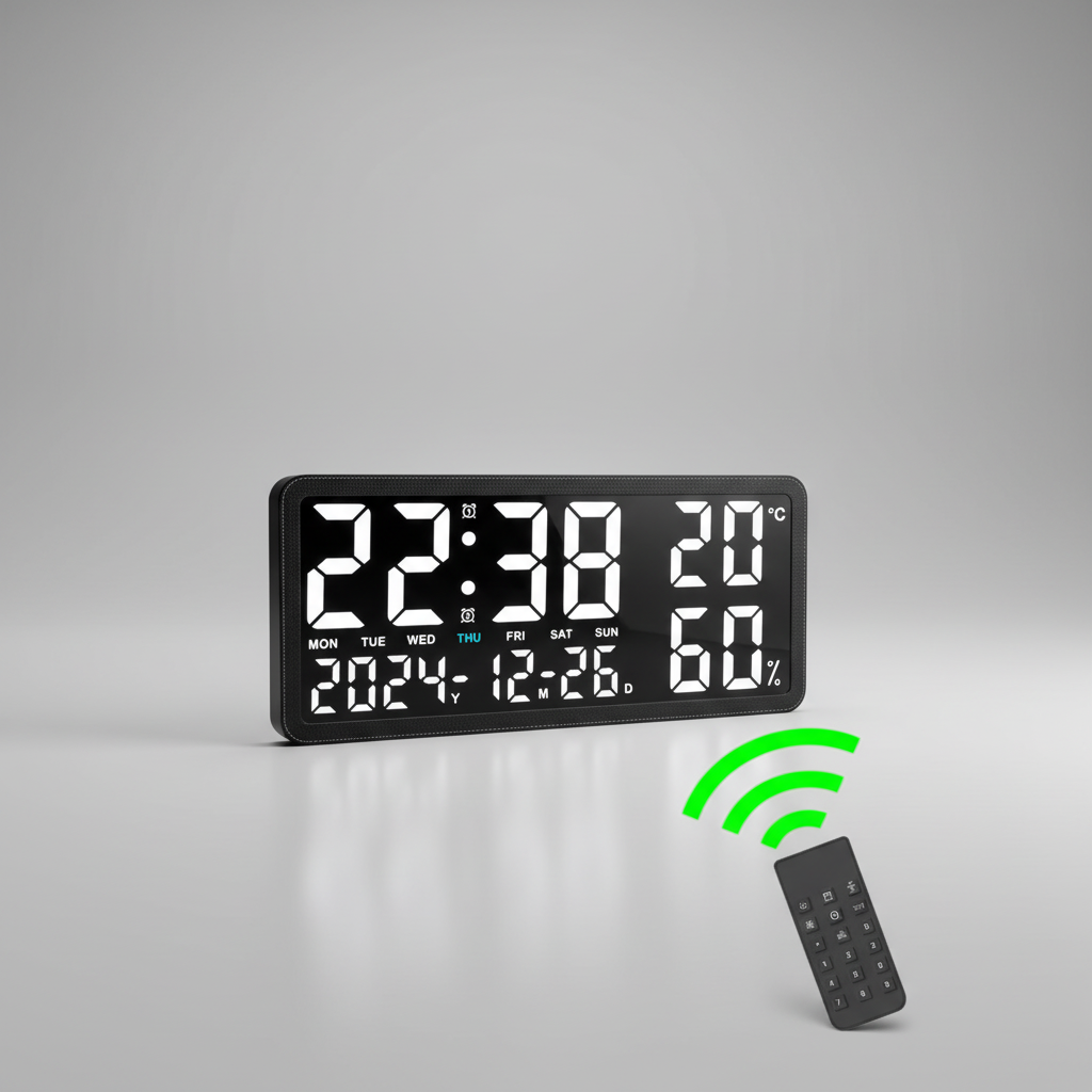 Digital LED Wall Clock